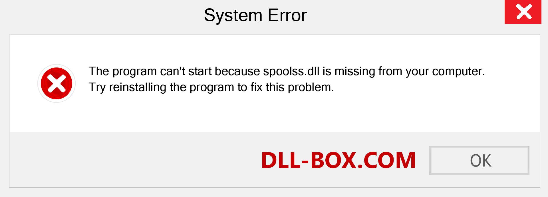  spoolss.dll file is missing?. Download for Windows 7, 8, 10 - Fix  spoolss dll Missing Error on Windows, photos, images